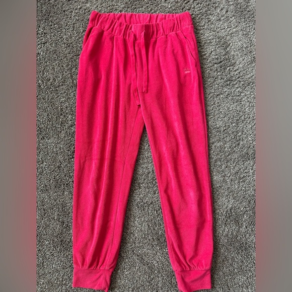 Juicy Couture Watermelon Terry Set Top M Pants S - Picture 4 of 6